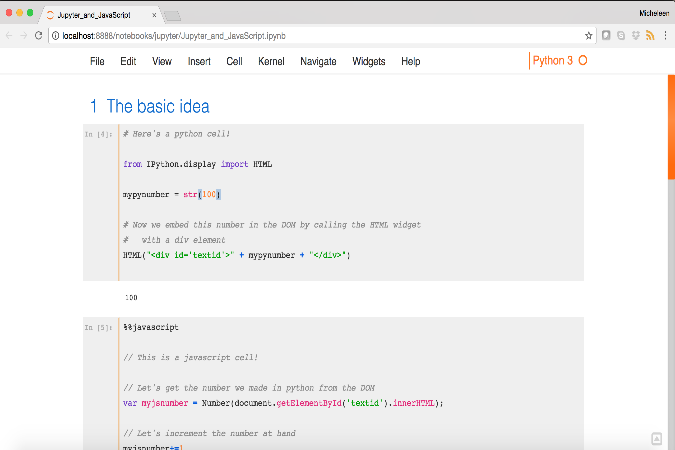 jupyter with a grade3 theme